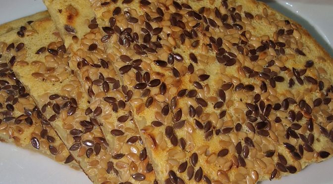 Seeded and Spiced Chickpea Flatbread (gluten-free)