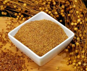 Ground  flaxseeds storage